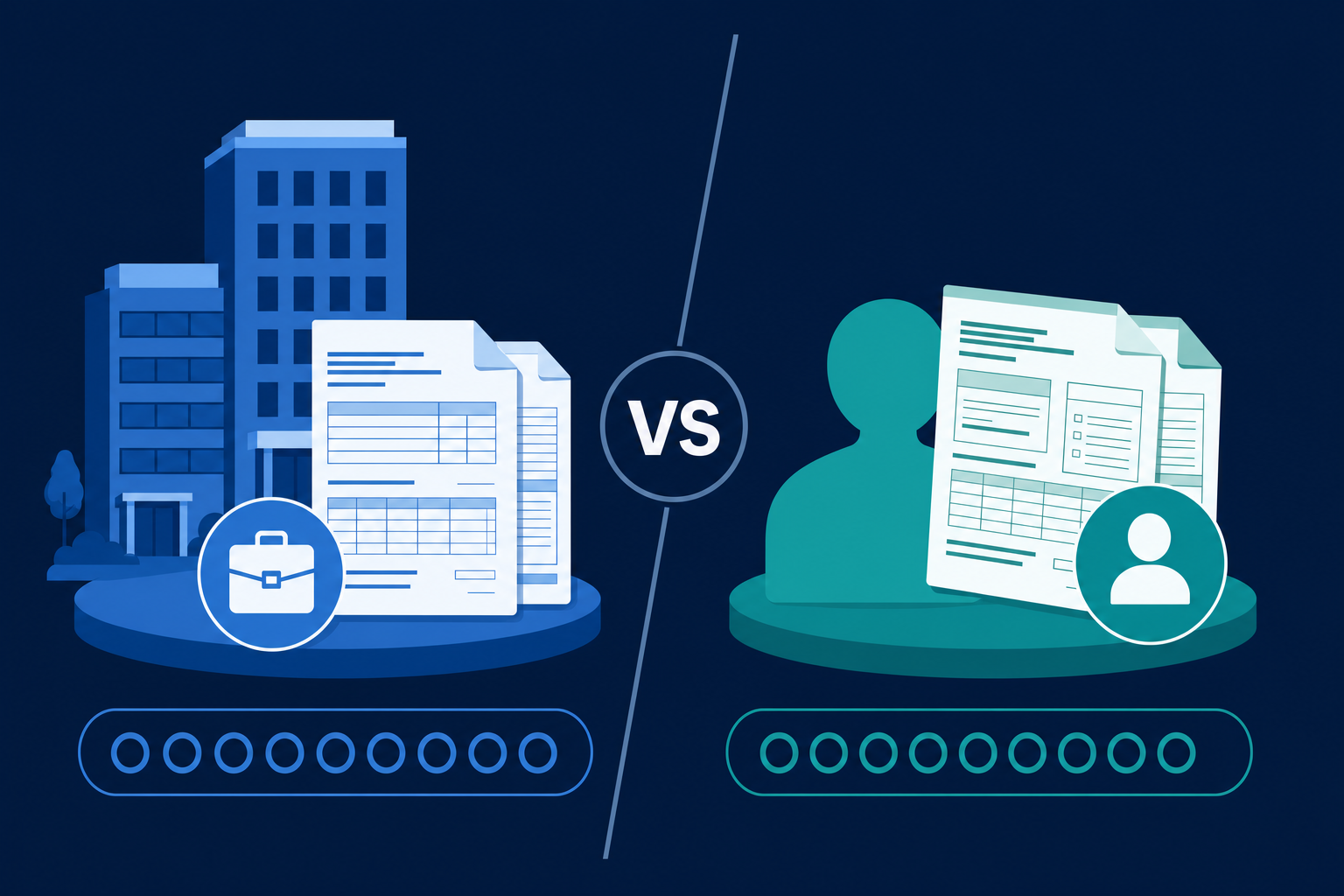 EIN vs ITIN comparison — business tax ID vs individual tax ID
